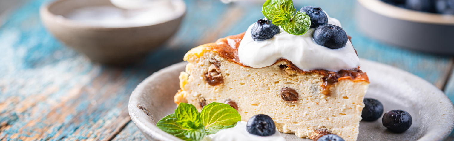 Творожная запеканка в аэрогриле